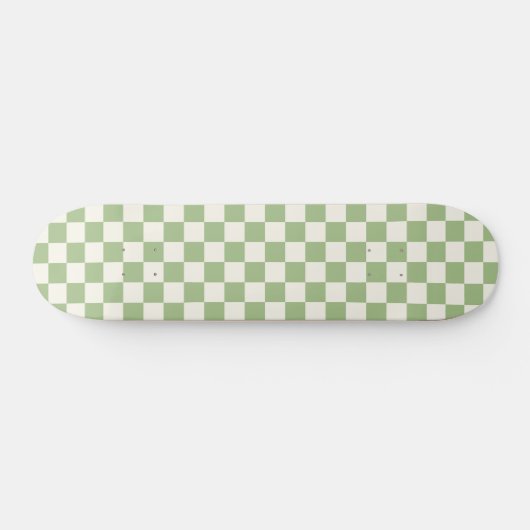 Gekoppeld Sage- en Cream Pattern-skateboard Persoonlijk Skateboard (Horizontaal)