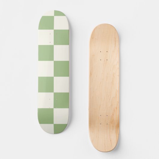 Gekoppeld Sage- en Cream Pattern-skateboard Persoonlijk Skateboard (Voorkant)