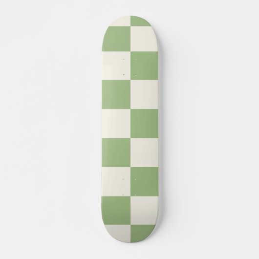 Gekoppeld Sage- en Cream Pattern-skateboard Persoonlijk Skateboard (Voorkant)