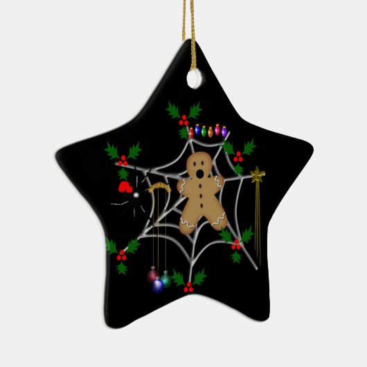 Gekoppeld tandbrood keramisch ornament (Rechts)