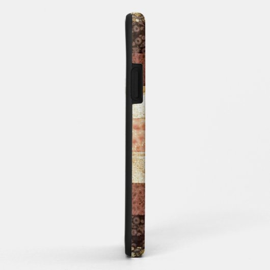 Gekoppeld vierkant Case-Mate iPhone case (Achterkant/rechts)