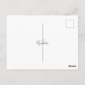 Gekoppeld Wenskaart Afrikaanse Amerikaanse vrouw Briefkaart (Achterkant)