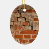 Gekoppelde baksteen keramisch ornament (Achterkant)