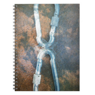 Gekoppelde Carabiner Kunstprint Notitieboek