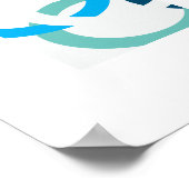 Gekoppelde cirkels poster (Hoek)