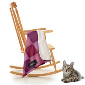 Gekoppelde Floral Patchwork - Roos Shades - jouw n Sherpa Deken