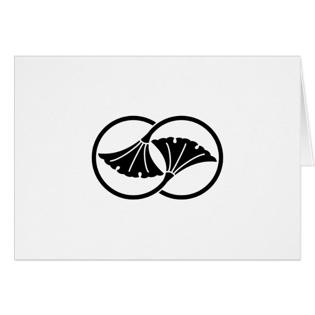 Gekoppelde ginkgobladcirkels (Voorkant Horizontaal)