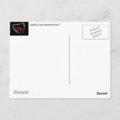 Gekoppelde harten briefkaart (Achterkant)