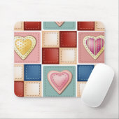 Gekoppelde harten muismat (Met muis)
