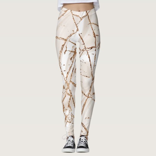Gekoppelde markering leggings (Voorkant)