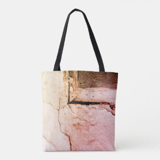 Gekoppelde muur tote bag