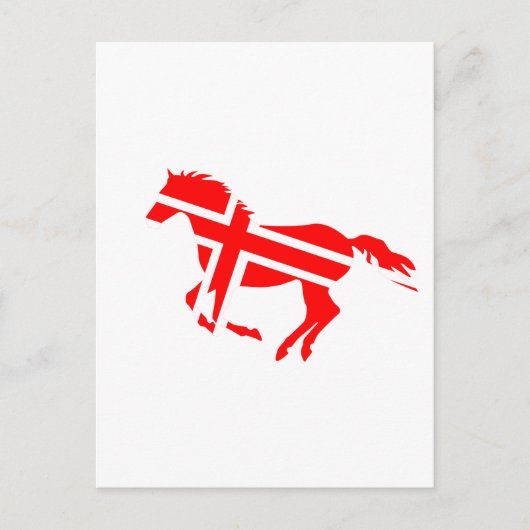 Gekoppelde paarden briefkaart (Voorkant)
