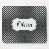 Gekoppelde poolpunten met naam muismat (Voorkant)