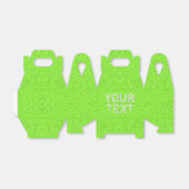 Gekoppelde Tennis Ball Green Favor Box Bedankdoosjes (Uitgevouwen)