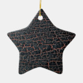 Gekoppelde verf keramisch ornament (Voorkant)