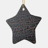 Gekoppelde verf keramisch ornament (Links)