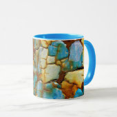 Gekoppelde verf mok (Voorkant rechts)