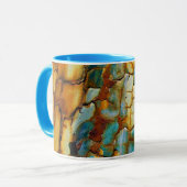 Gekoppelde verf mok (Voorkant links)