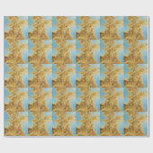 Gekorrodeerd wit metaal: Rust Streaks Textuur Cadeaupapier (Vlak)