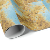 Gekorrodeerd wit metaal: Rust Streaks Textuur Cadeaupapier (Rol Hoek)