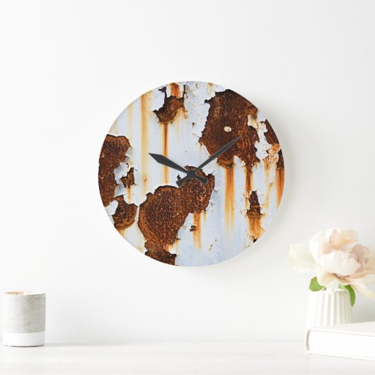 Gekorrodeerde witte roeststrepen grote klok (Huis)