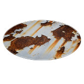 Gekorrodeerde witte roeststrepen snijplank (Hoek)