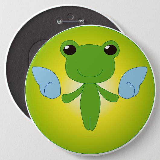 Gekota Alado Ronde Button 6,0 Cm (Voorkant /achterkant)