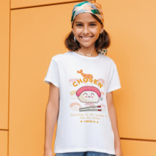 "Gekozen" 1 Peter 1:2 Christelijke Schrift T-shirt