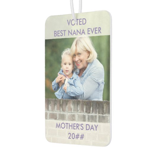 Gekozen beste Nana ooit - Aangepast jaar - Twee fo Luchtverfrisser (Links)