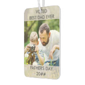 Gekozen Beste Pap Ooit - Aangepast Jaar - Twee Fot Luchtverfrisser (Links)