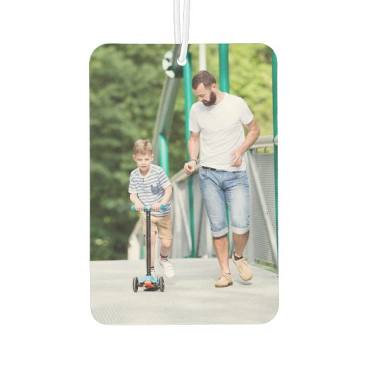 Gekozen Beste Pap Ooit - Aangepast Jaar - Twee Fot Luchtverfrisser (Achterkant)