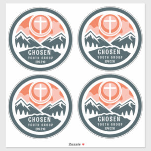 Gekozen Christelijke jeugd II Sticker