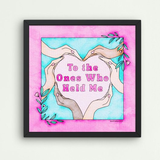 Gekozen Familie Moederdag Kleurend Poster