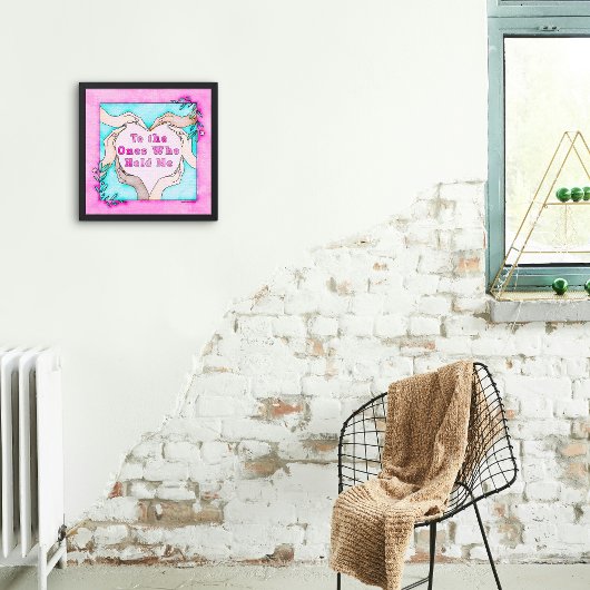 Gekozen Familie Moederdag Kleurend Poster