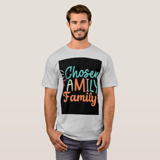 Gekozen familie t-shirt (Voorkant volledig)