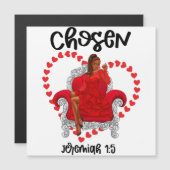 Gekozen Jeremia 1:5 Valentijn Galentines Dag God (Voorkant / Achterkant)