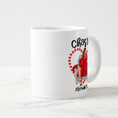 Gekozen Jeremia 1:5 Valentijn Galentines Day By Go Grote Koffiekop (Voorkant rechts)