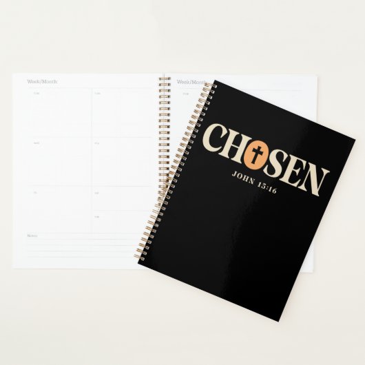Gekozen - John 15:16 Christelijk Quote Design Planner (Display)