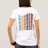 Gekozen kleurrijk Christelijk T-shirt (Achterkant)