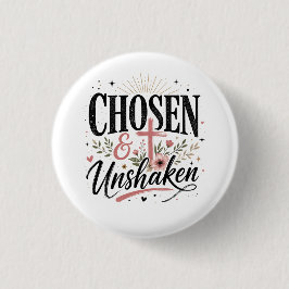 Gekozen & Onwankelbare Knop  Ronde Button 3,2 Cm