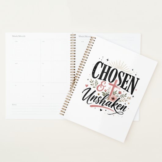 Gekozen & Onwankelbare Planner (Display)