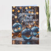 GEKOZEN VRIENDEN KERST KAART (Voorkant)