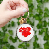 Gekraakt + gebroken hart sleutelhanger (Hand)