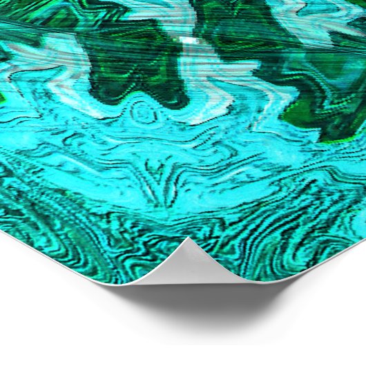 Gekraakt ijs..... poster (Hoek)