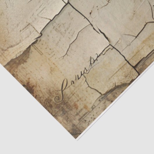 gekraakt script tissuepapier (Detail)