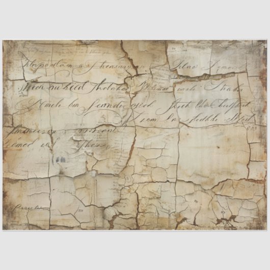 gekraakt script tissuepapier (Voorkant)