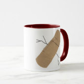 gekraakte beker mok (Voorkant rechts)