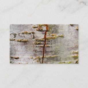 Gekraakte Birch Bark Visitekaartje