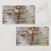 Gekraakte Birch Bark Visitekaartje (Voorkant / Achterkant)