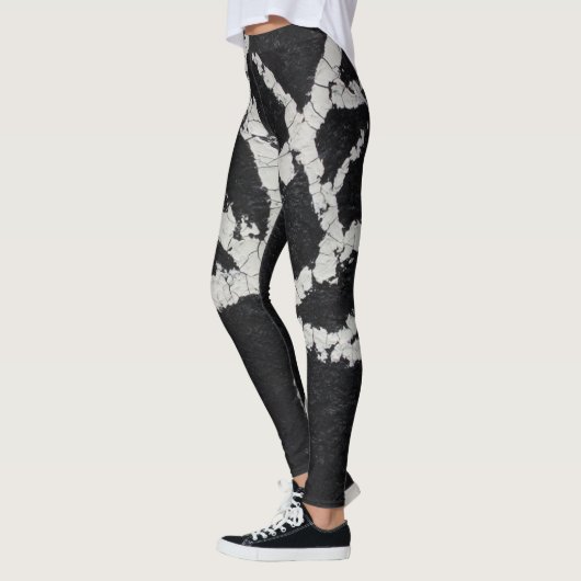 gekraakte boom leggings (Links)